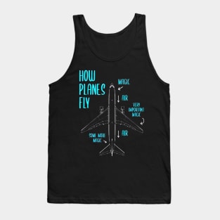 How Planes Fly Aerospace Engineer Tank Top